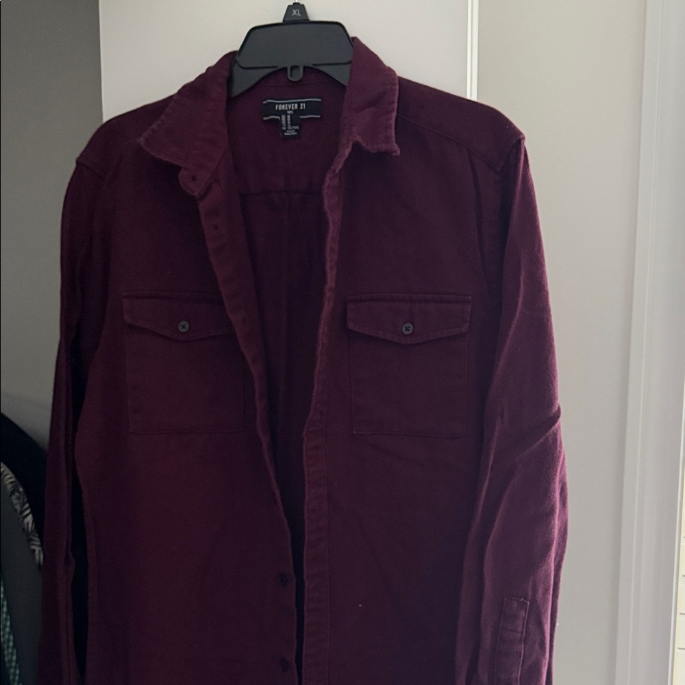 Project 62 Men's Deep Red Shirt Jacket